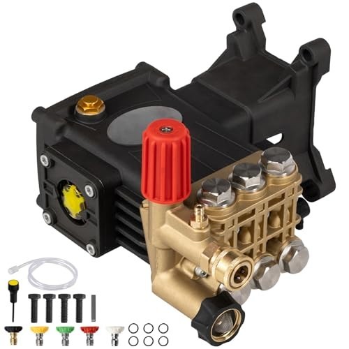 1″ Shaft Triplex Pressure Washer Pump 4200 PSI 4.2 GPM Replacement Power