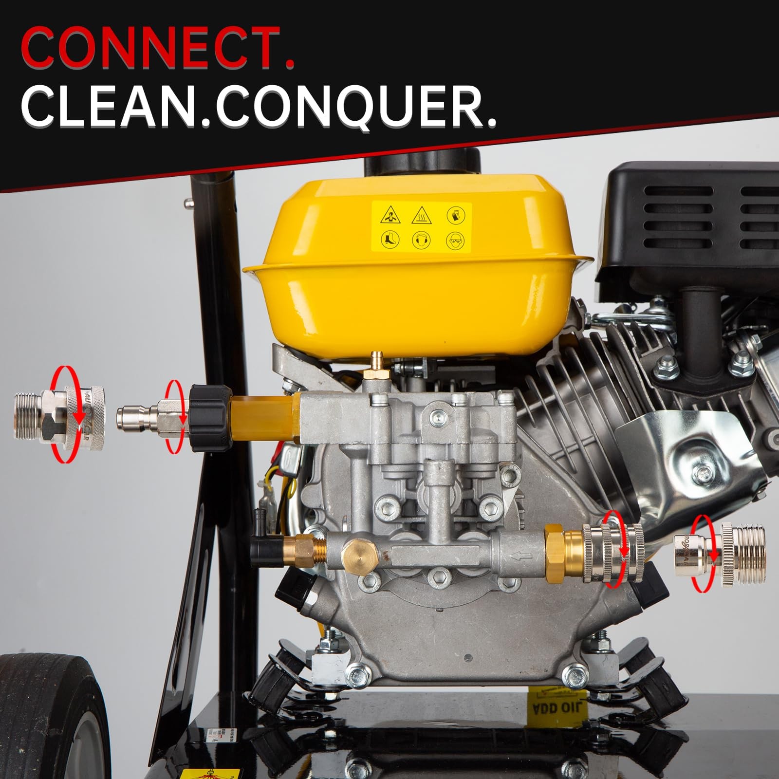 CAR Pressure Washer Quick Connect Kit, Stainless Steel Pressure Washer…