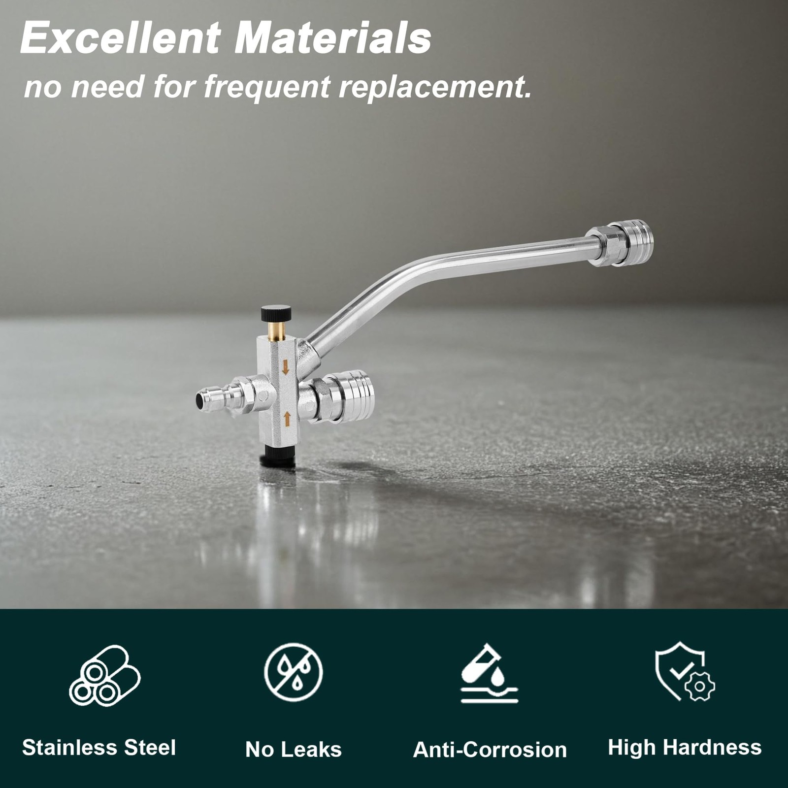 Dual Connector Lance Pressure Washer Foam Cannon, Power Washer Soap Attachmen…