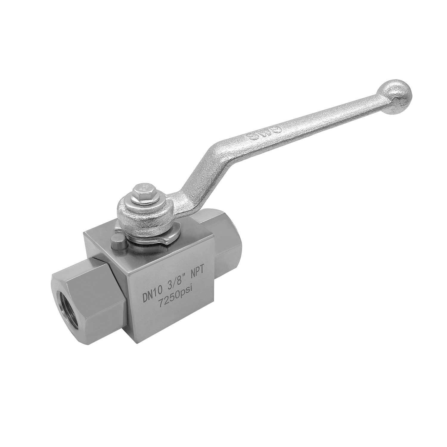 High Pressure Washer Shut Off Ball Valve 3/8 Inch Quick Connect 7250 PSI