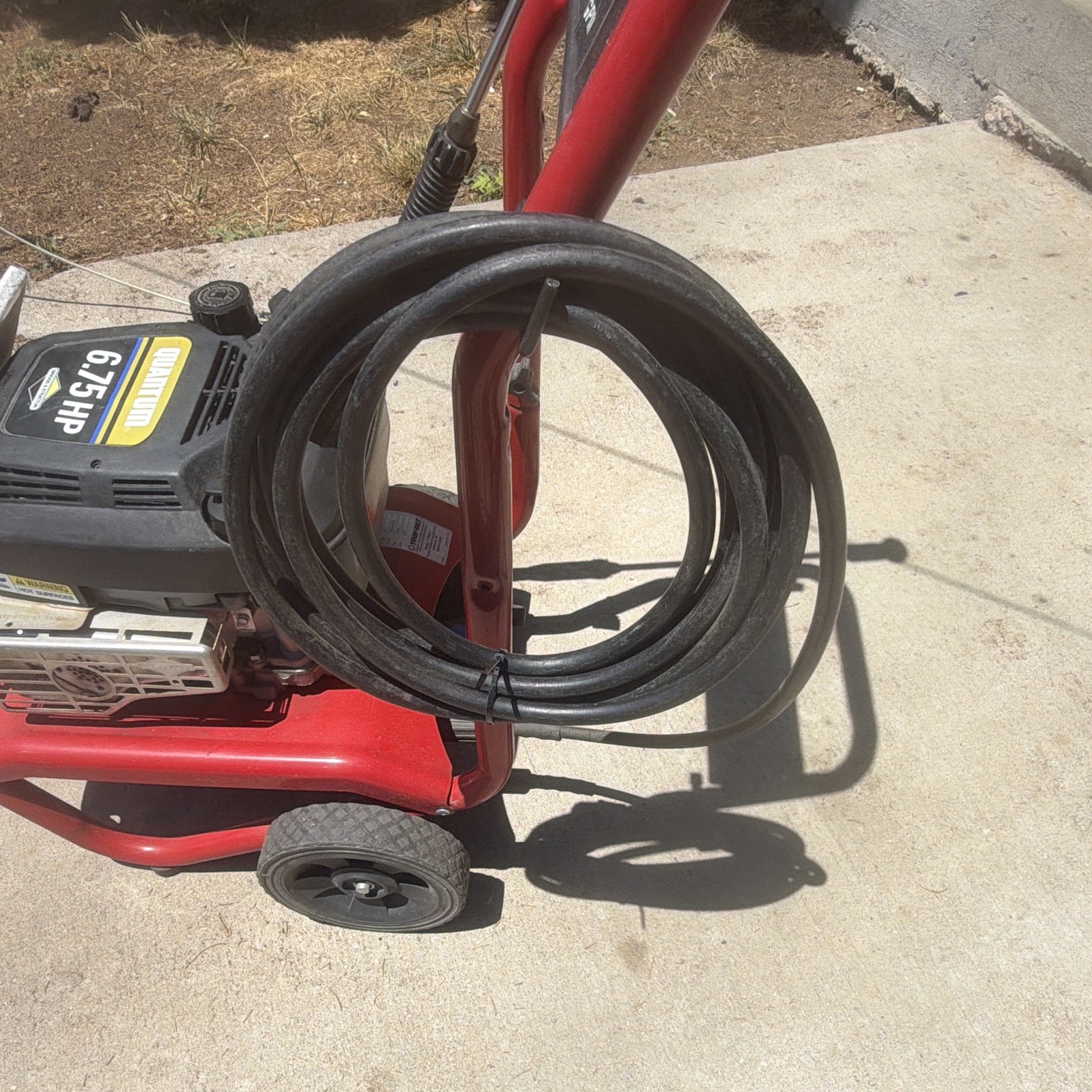 Troy-Bilt 2450 PSI 2.0 GPM 6.75 HP Gas Cold Water Pressure Washer w/ Gun & Hose