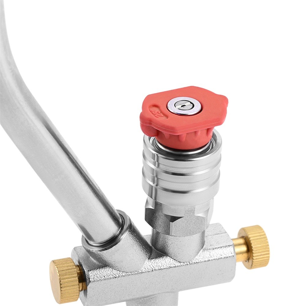 Dual Lance Pressure Washer Wand Dual Connector Power Wand with 5 Nozzle Tips