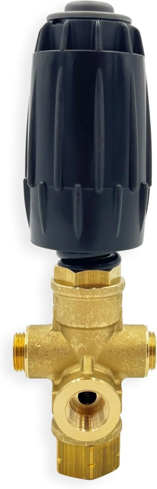 Unloader Valve Brass 4500 PSI 10.5 GPM Pressure Control for Pressure Washer