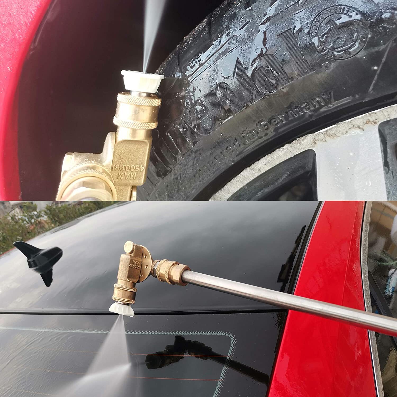 4000PSI High Pressure Washer Extension Wand Replace Lance Gutter Cleaner Nozzles