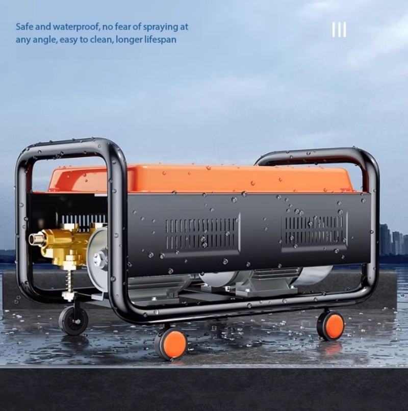 220V Home Car Wash Machine High Pressure Water Pump High Power Washer Brush