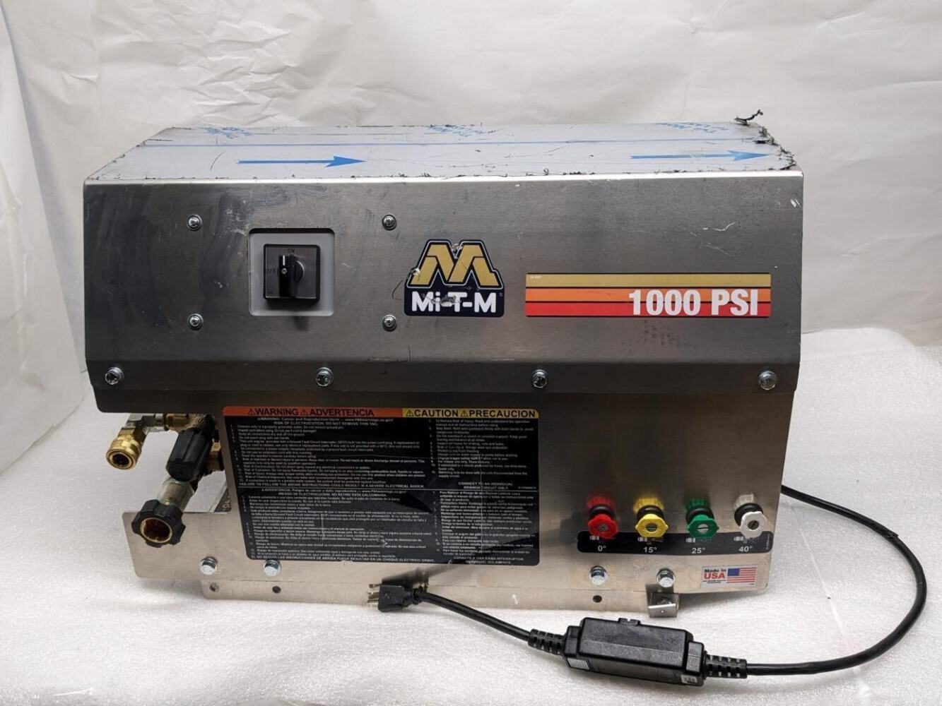 MI-T-M GC-1002-0MEW1 PRESSURE WASHER MODEL 486Z72 1000 psi 2GPM NEW B1B2