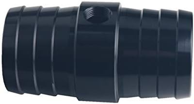 1-1/4″ Hose w/ 1/8″ NPT Steam Port Adapter Top Radiator LS Swap Coolant (Black)