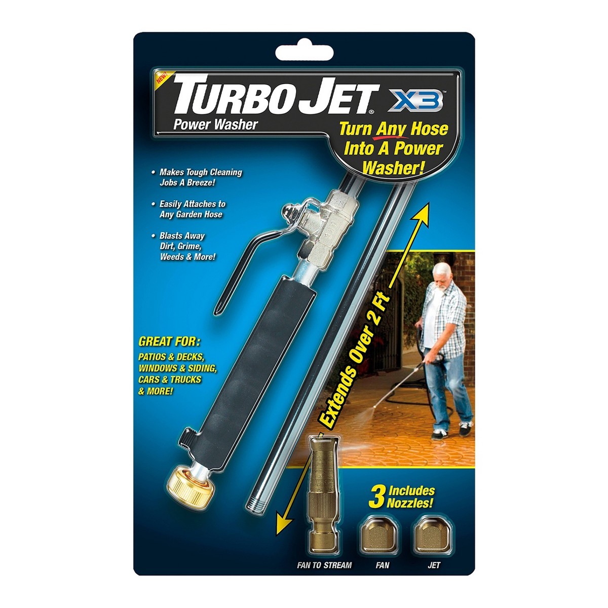 Turbo Jet X3 Power Washer Dark Gray