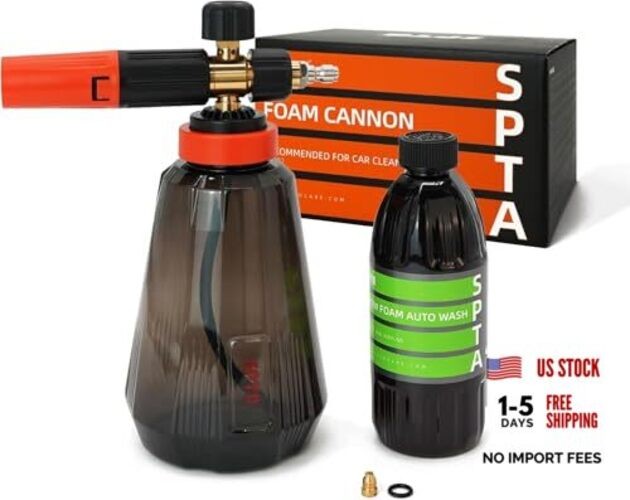 PRO Foam Cannon (Thicker Snow Foam Technology) with 1/4″ Quick Connector
