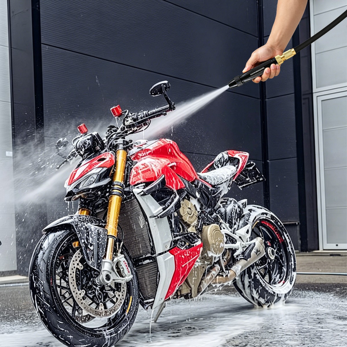 High Pressure Car Wash Water Gun Spray Nozzle Portable Washer for Auto
