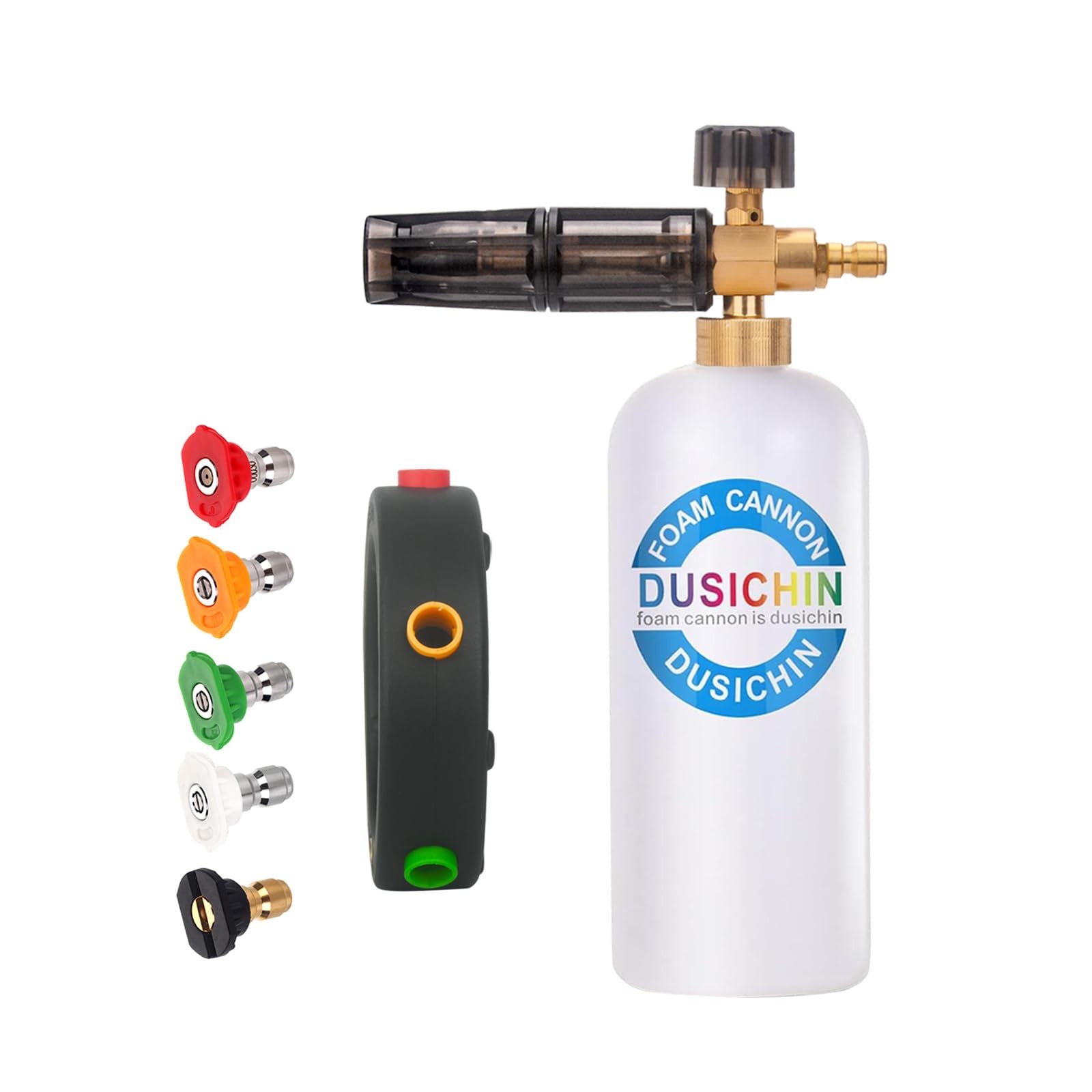 DUSICHIN SFL001 Foam Cannon Snow Foam Lance Pressure Washer Jet Wash Quick Re…