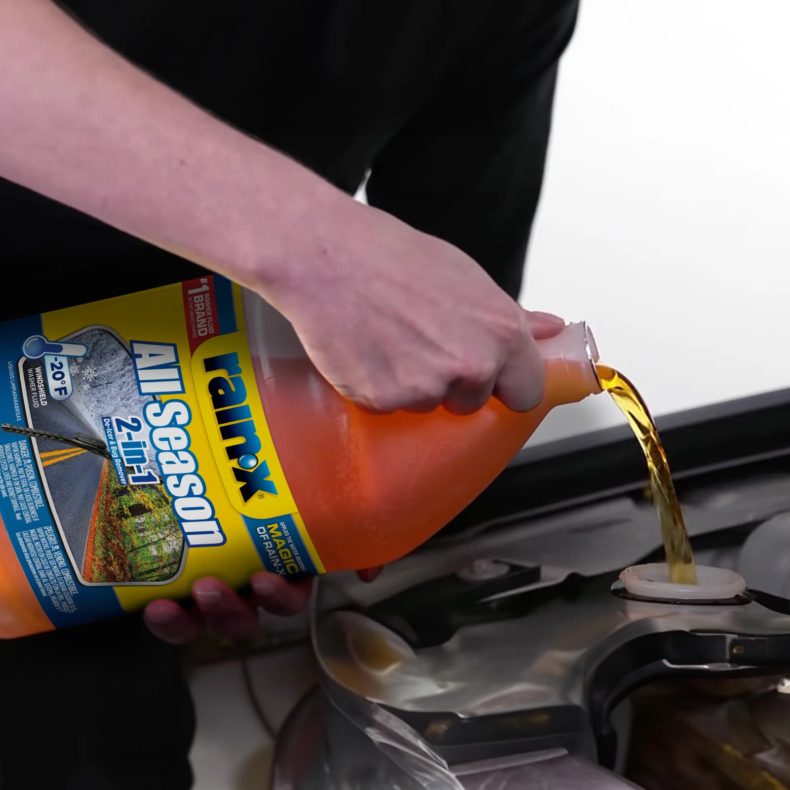 Rain-X -20F 2-In-1 All-Season Washer Fluid Windshield Cleaner 2 Pack