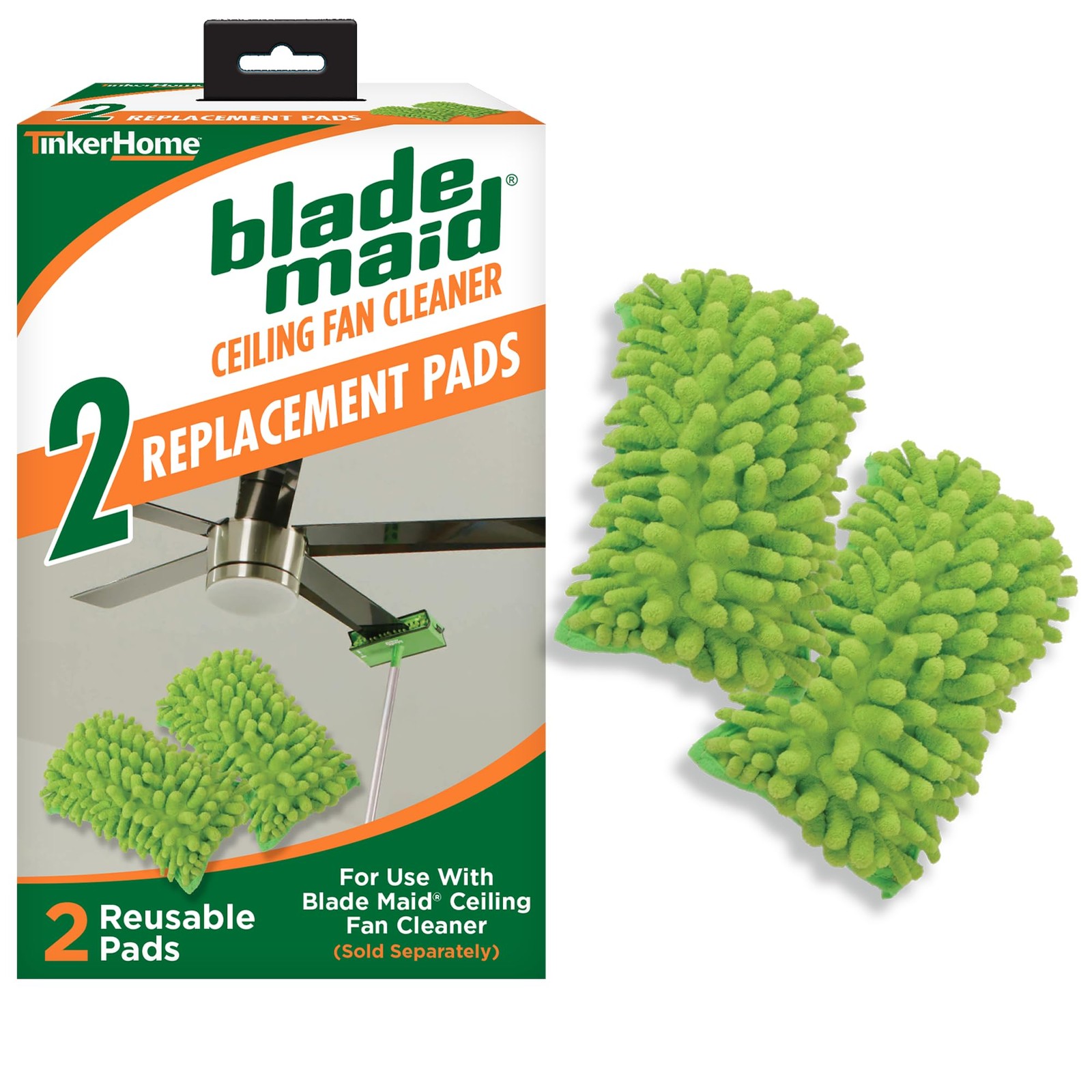 Blade Maid Replacement Microfiber Pads | Pads, Green