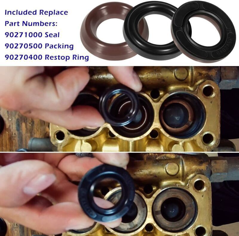 General Pump Replacement Seal Packing Kit K69 for Interpump TS2021 & TS1511