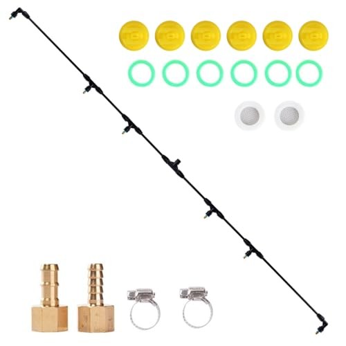 6 Nozzle Polyethylene Boom Wand 7.5 Ft ATV Sprayer Attachment