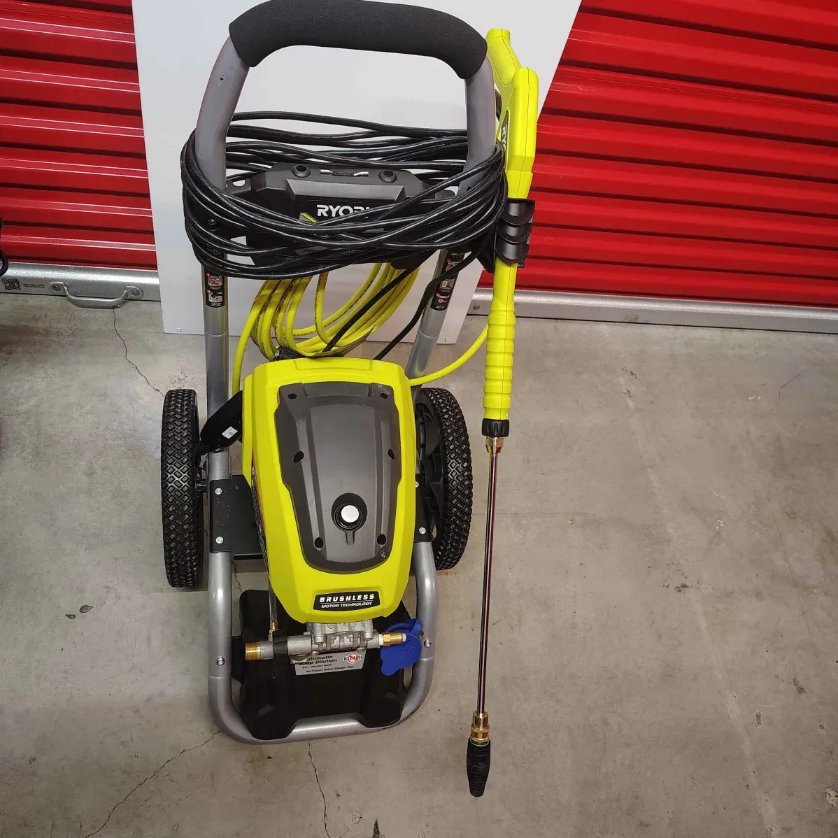 Ryobi 2500 PSI 1.2 GPM BRUSHLESS ELECTRIC PRESSURE WASHER RY142500