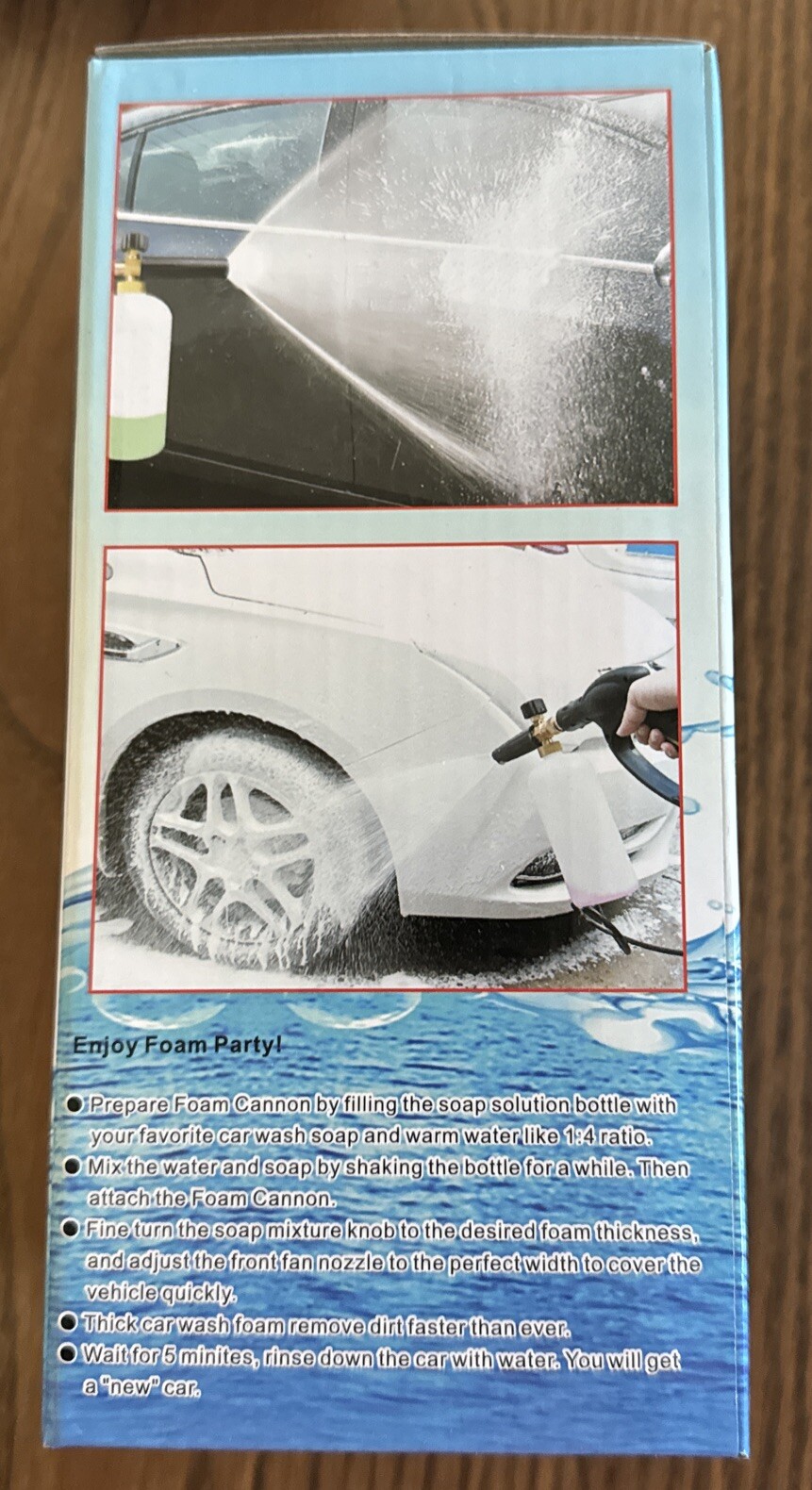 Dusichin Foam Cannon SFL-001 Snow Foam Lance Pressure Washer Jet Wash Quick