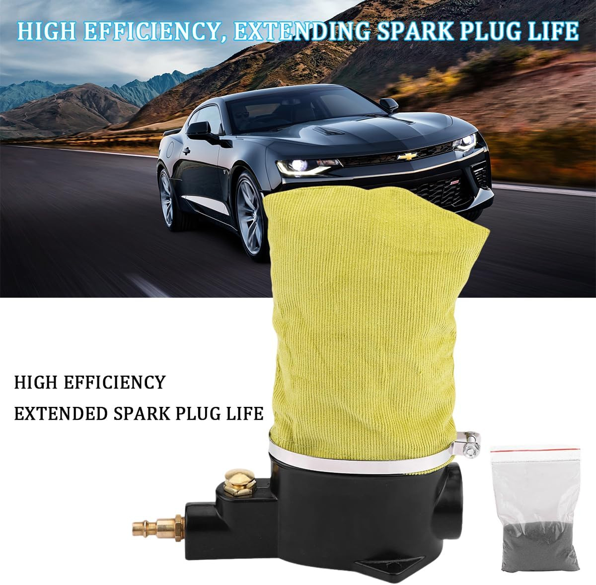 Car Pneumatic Spark Plug Cleaner, Vehicle Air Sand Blaster Plug Cleaning