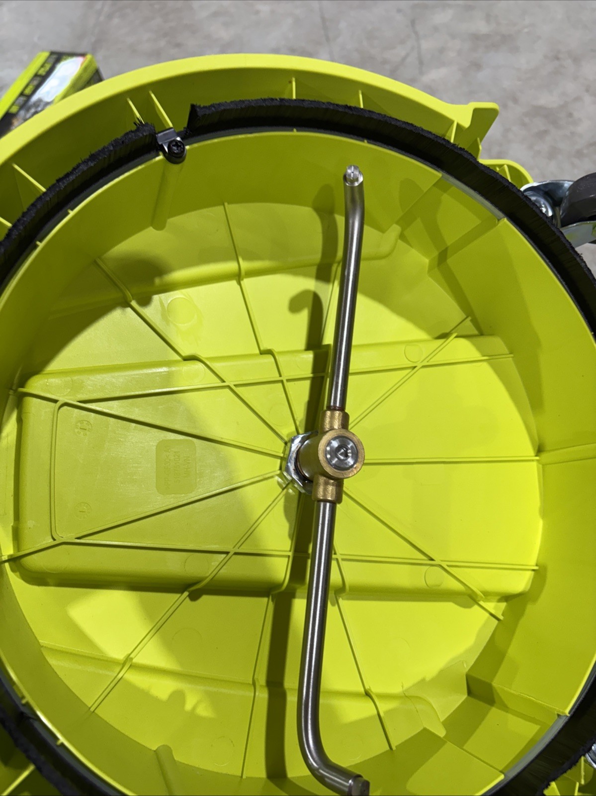 RYOBI 15 in. 3400 PSI Gas Pressure Washer Surface Cleaner with Caster Wheels