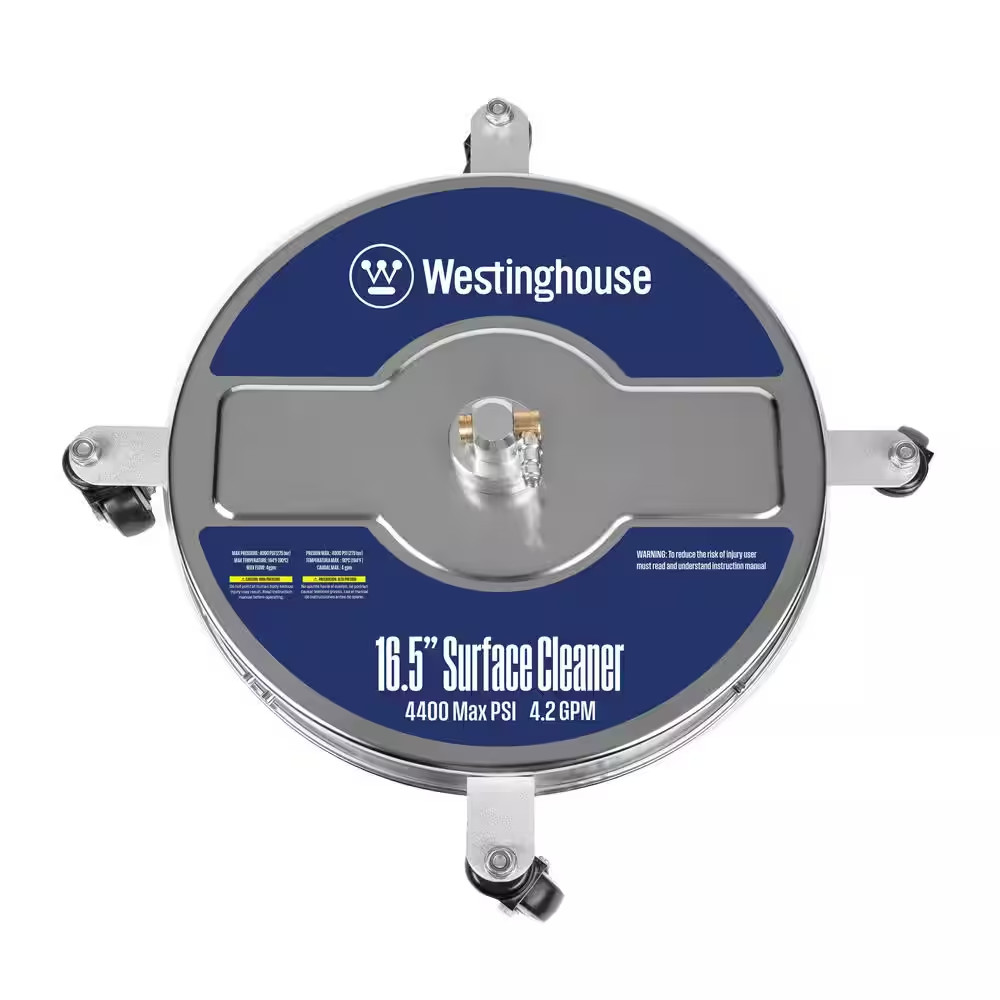 16.5 In. 4400 PSI Stainless Steel Pressure Washer Surface Cleaner