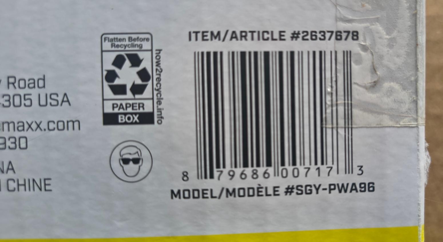 SurfaceMaxx 9-ft Pressure Washer Extension Wand # 2637678 Free US Shipping