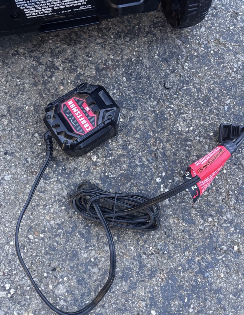 CRAFTSMAN V20 Brushless 1500 PSI 1.2 GPM Pressure Washer w/ Hose, Gun, Charger