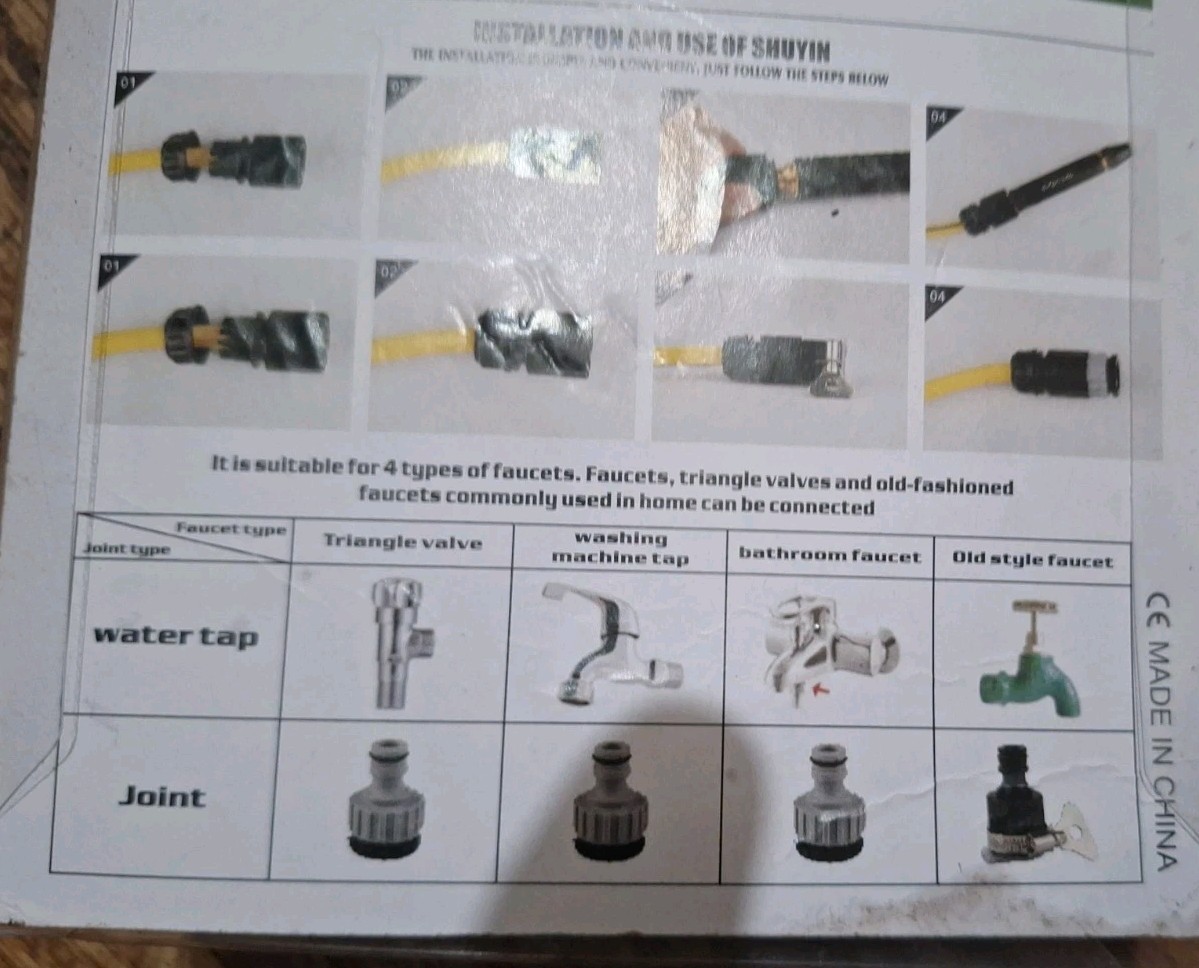 Car Washing Water Booster Set