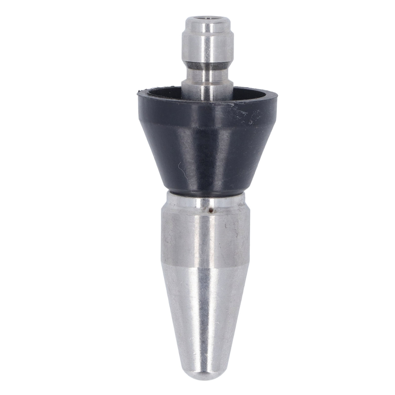 Pressure Washer Nozzle Pointed 5000PSI Large Head Rear 3 Holes 1/4in NPT