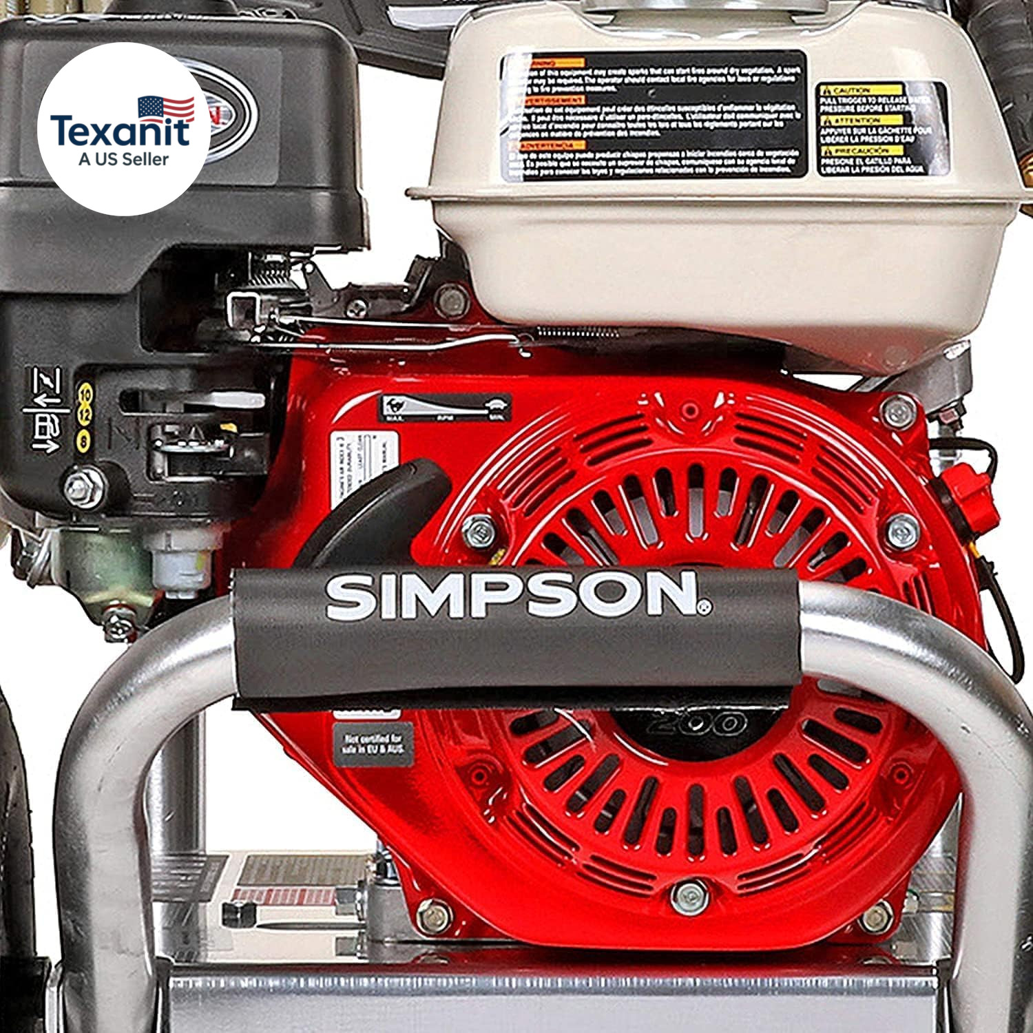 Simpson 3600 PSI Gas Pressure Washer, 2.5 GPM Commercial Power Washer, Cold Wate