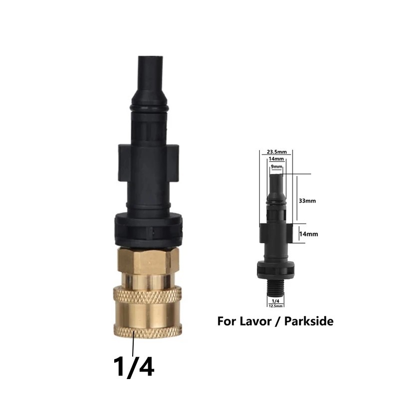 Pressure Washer Adapter 1/4 Quick Connect Water Gun Connector for Pressure Washe
