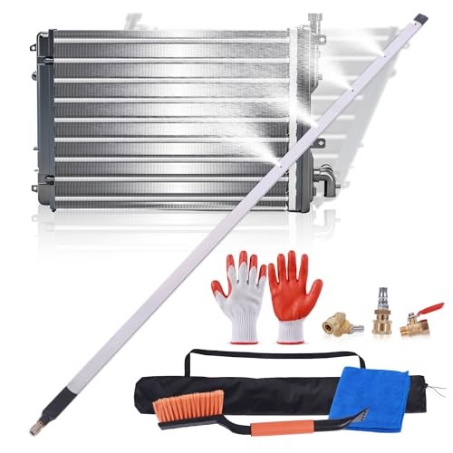 Radiator Cleaning Wand 40″ – High Pressure Washer Extension Tool Kit for