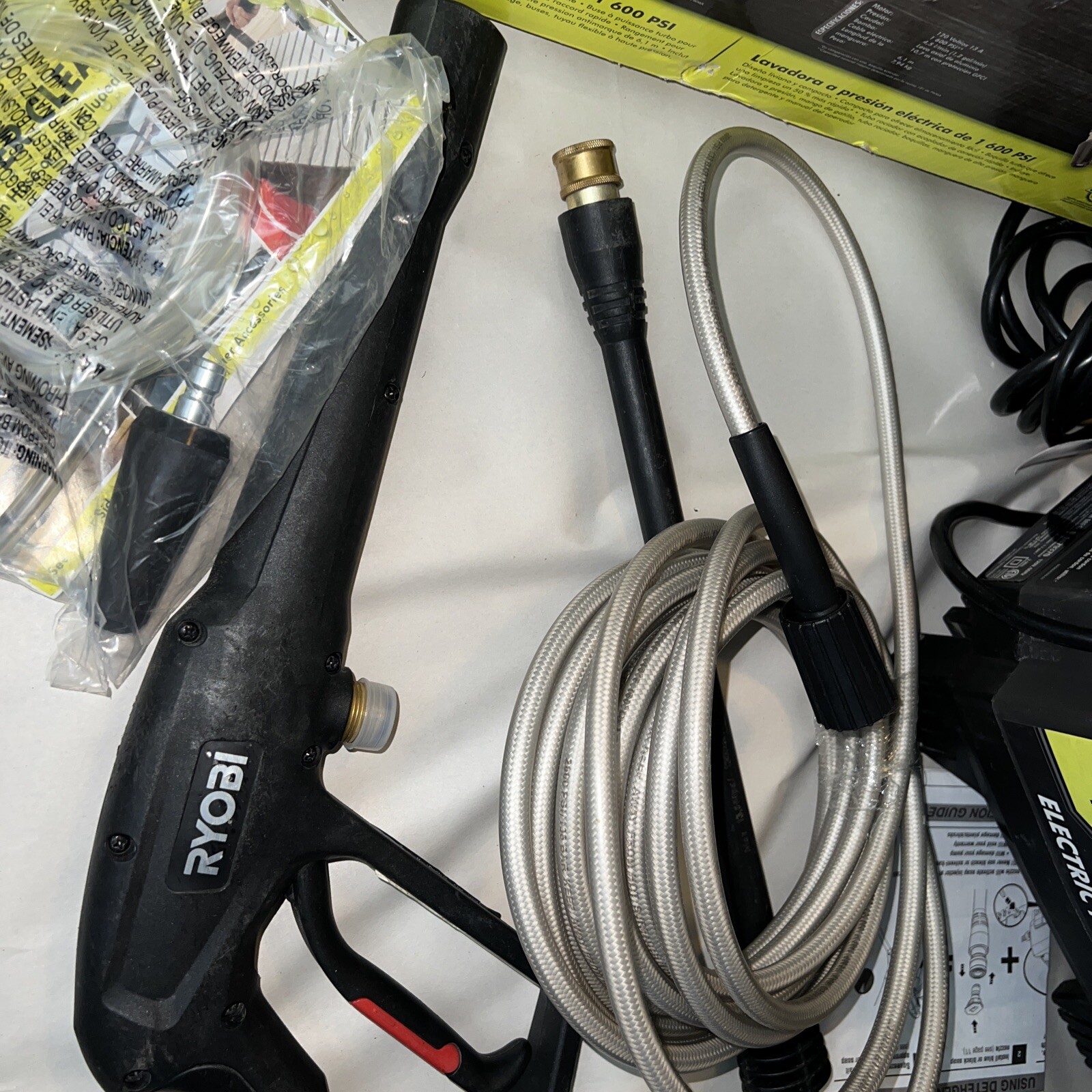 Ryobi 1600 PSI Electric Pressure Washer Portable RY141612VNM (OB)