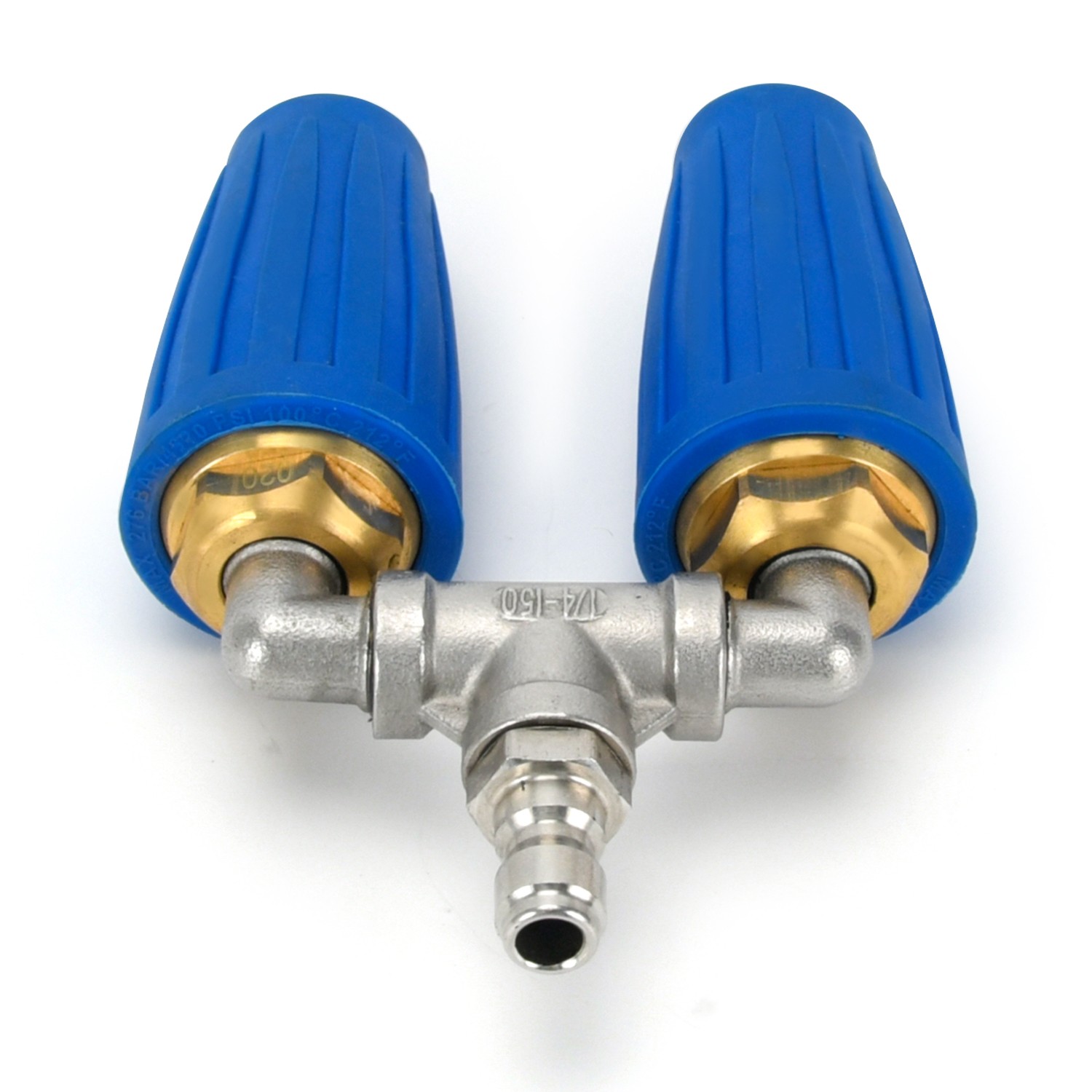 Rotating Dual Turbo Nozzle for Pressure Washer 1/4″ Quick Connect 4-6 GPM