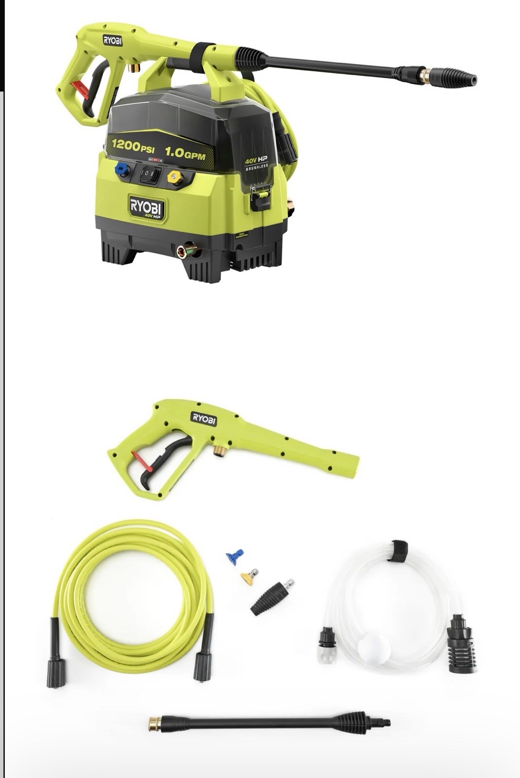 💥BRAND NEW FACTORY SEALED💥RYOBI RY40HPPW12B 40V Brushless PRESSURE WASHER!!!💥