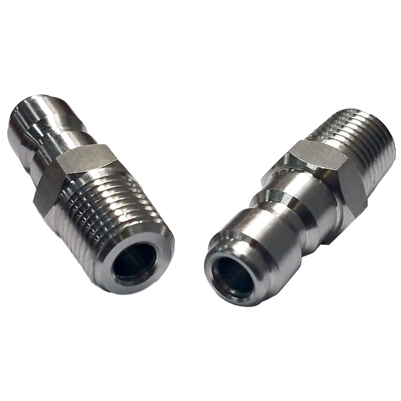 2 PCS UW11PW91A2 Pressure Washer 1/4Inch Male Quick Connect Plug 6000 PSI