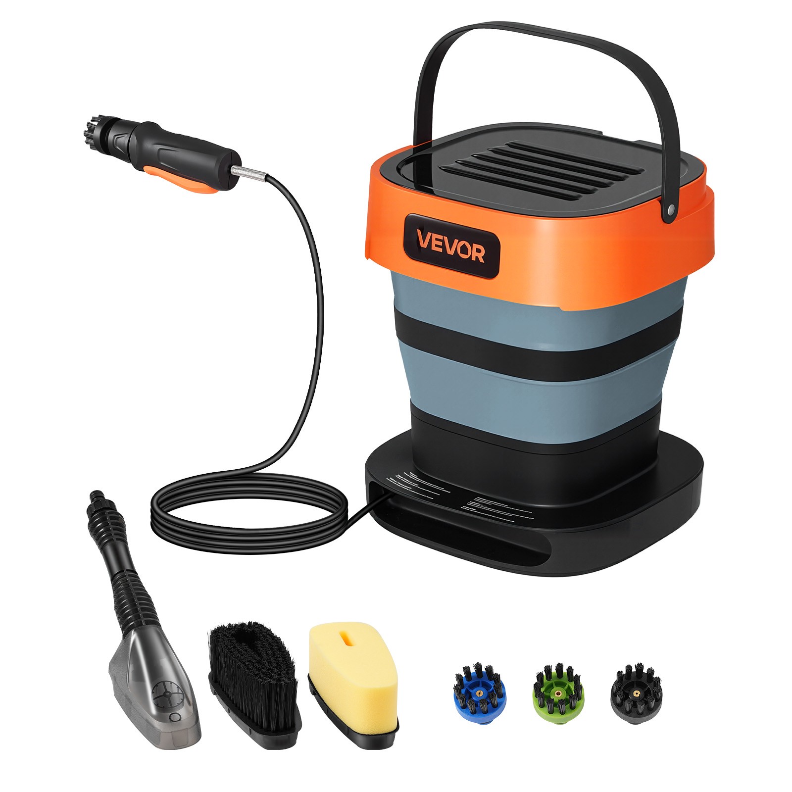 VEVOR Portable Cordless Pressure Washer with Magnetic Brush Foldable for Camping