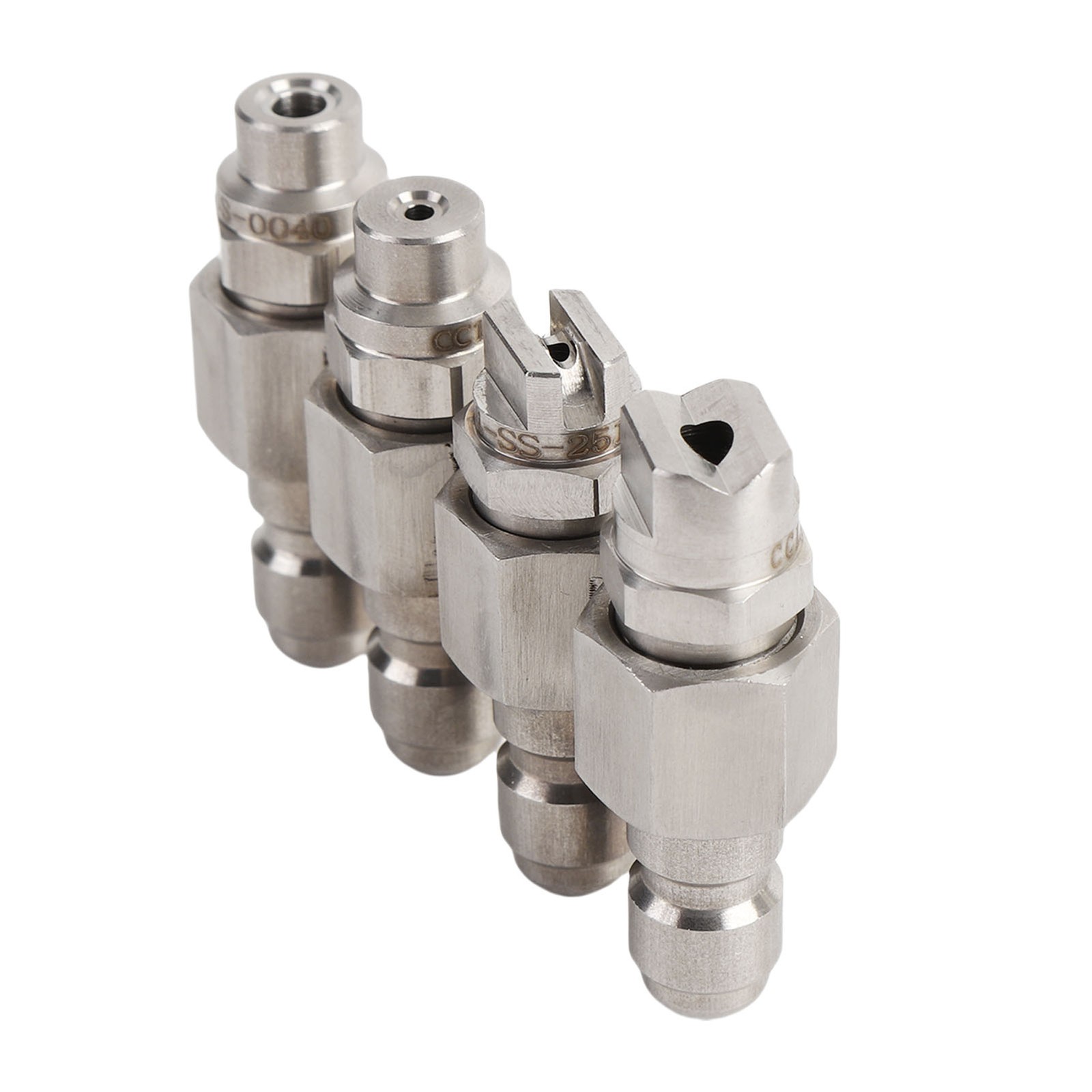 Way High Pressure Washer Nozzle Strong Stainless Steel For Soft Wash Recommended