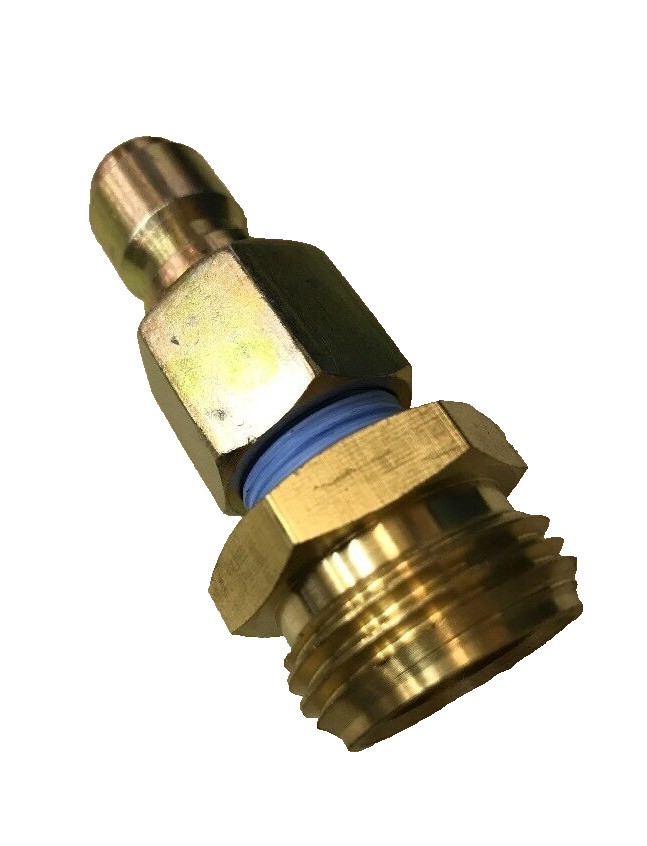 Male Garden Hose Fitting 3/4 MGH To 3/8 Pressure Washer Plug Adapter