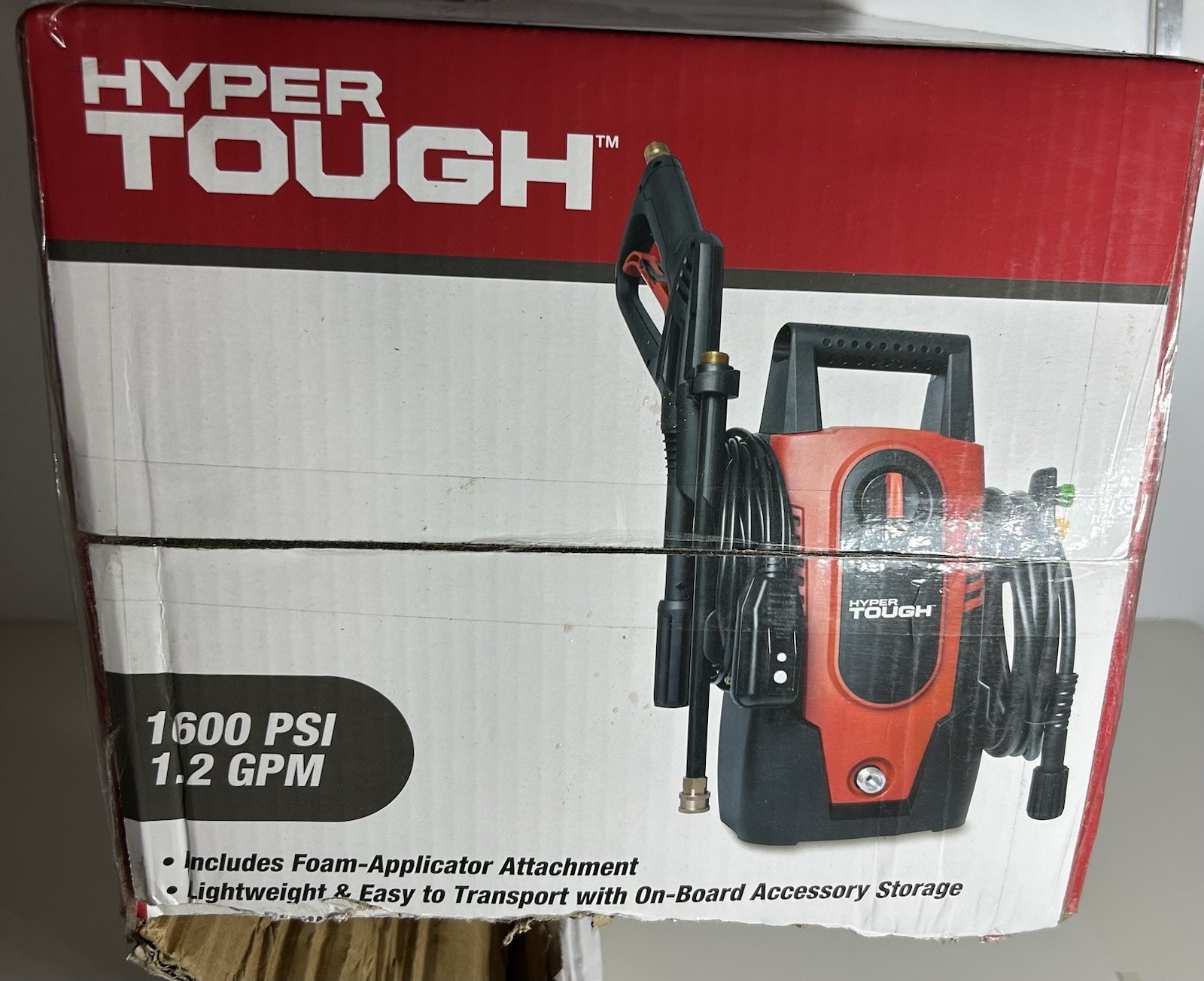 Hyper Tough 1600psi Brand Electric Pressure Washer Cleaner