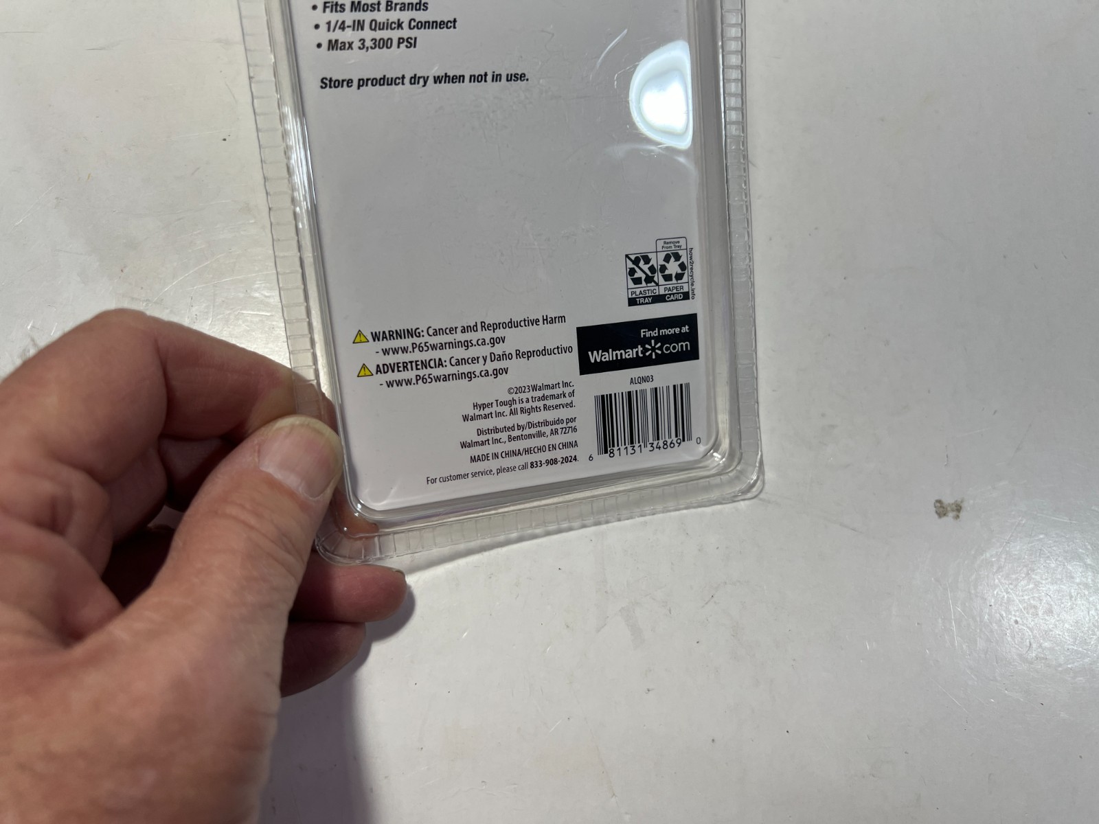 Hyper Tough 25 Degree Pressure Washer Nozzle 1/4″ Quick Connect