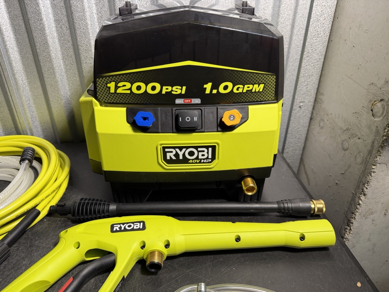 RYOBI RY40HPPW12B 40V HP 1200 PSI Brushless Pressure Washer Tool Only OB