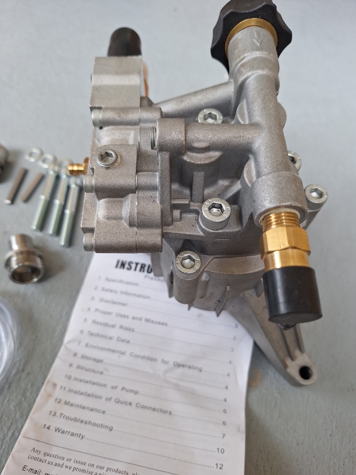 Bomba lavado a presión vertical de eje 7/8 Para Honda Ryobi Craftsman 3000PSI