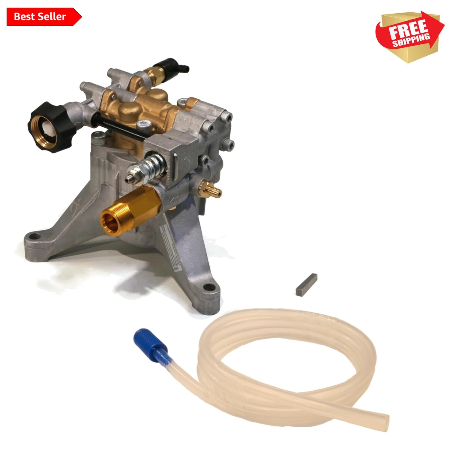 Electric Pressure Washer Pump – 3100 PSI with Chemical Injector & Unloader Valve