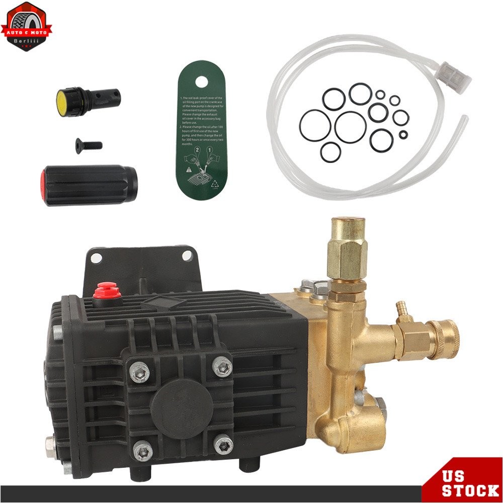 4 GPM Pressure Washer Pump Power Washer Pump 1″ Shaft Horizontal 4400 PSI new