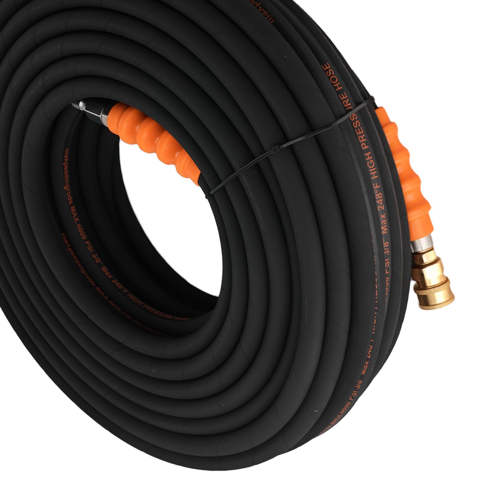 4800PSI 150FT Quick Connect Pressure Washer Hose 4800PSI M22-14mm 3/8″ Adapter