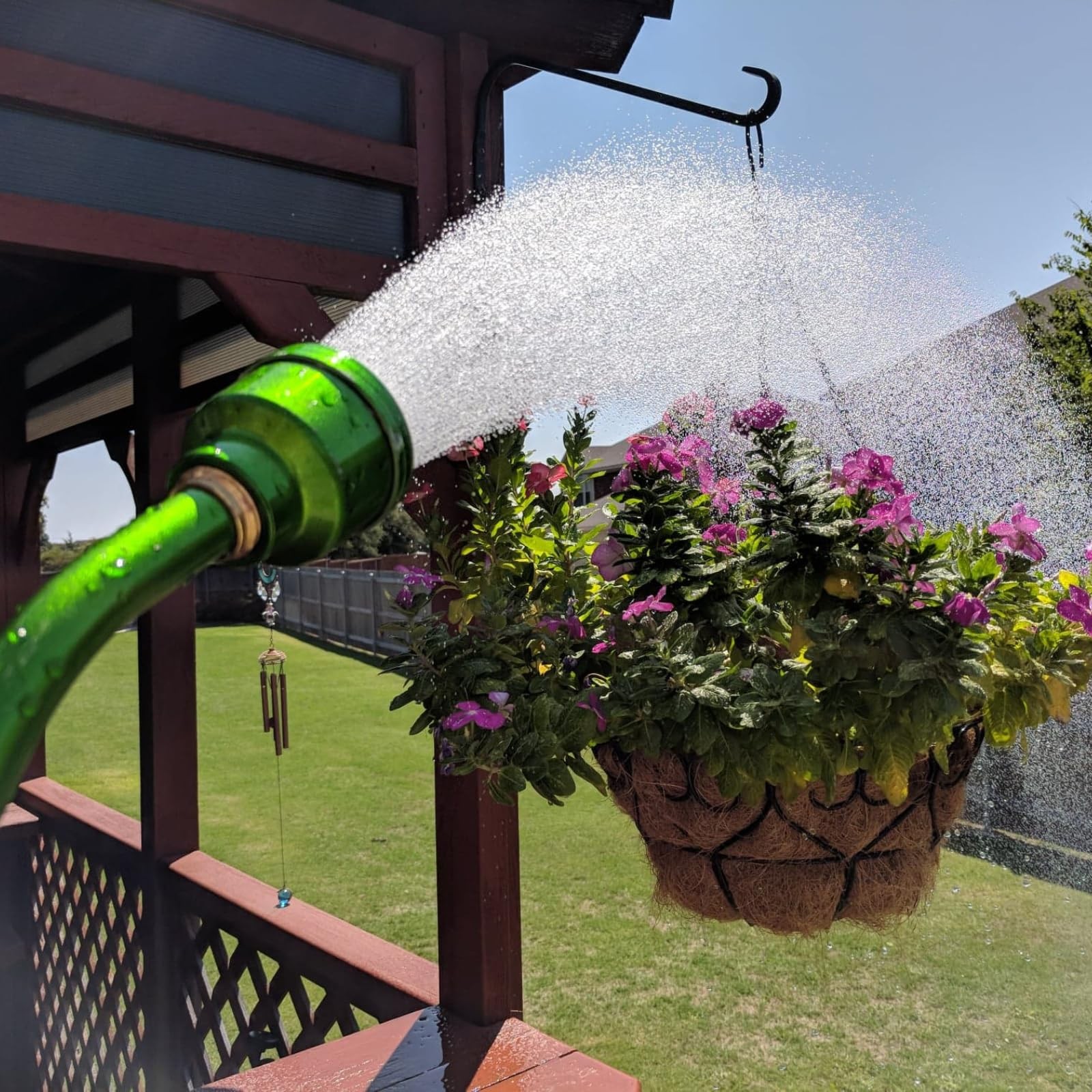 GREEN MOUNT Watering Wand, 24 Inch Sprayer Wand with Superior 24 Inch, Green