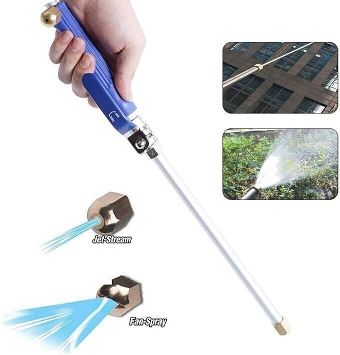 High Pressure Water Spray Gun Metal Brass Nozzle Car Garden Lawn Wash Hose Pipe