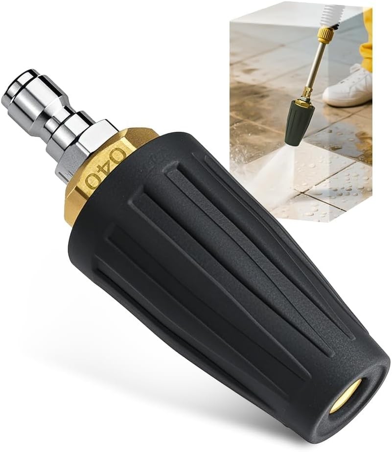 Turbo Nozzle Pressure Washer,4000PSI (MAX 5000PSI) Pressure Washer Nozzle with 1