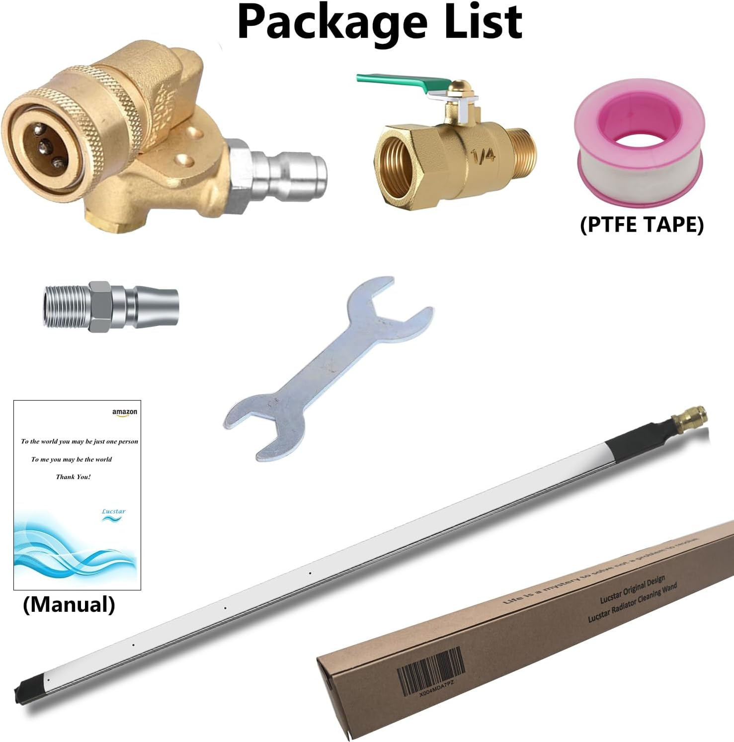 Radiator Cleaning Wand & Car A/C Condenser Cleaner, Engine Cabin Air