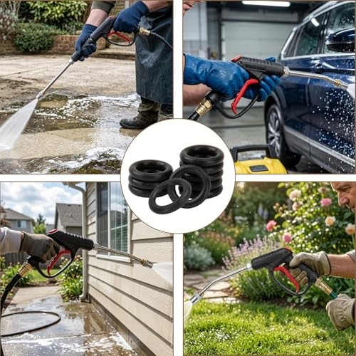 1/4″ Quick Coupler O-Rings for Power Pressure Washer, Compatible with M22 10